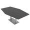 Skutchi Designs 45.25 in W, 84 in L, 29 in H, Engineered Wood Top, Grey HAR-HEXIR-4684DOU-AN - alternate 1